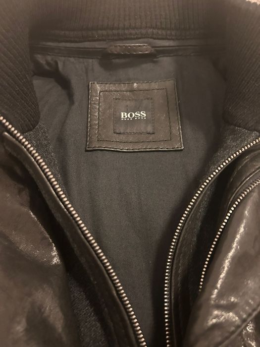Jachetă Hugo boss de piele