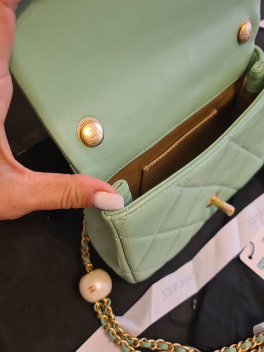 Chanel bag Pearl Crush - 21 cm - piele naturala/premium/full pack