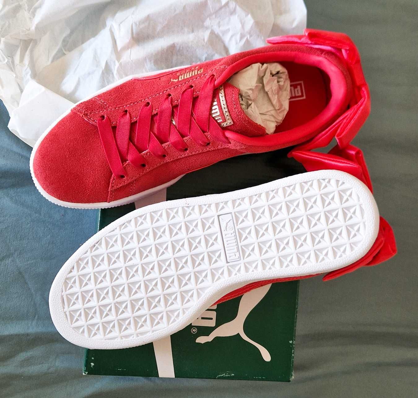 Adidasi PUMA Suede Bow Jr Paradise Pink NOI 35 1/2