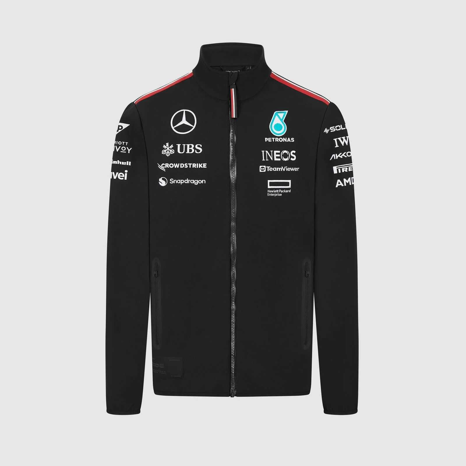 Mercedes AMG F1 Team Softshell - Оригинално мъжко яке р-р XL