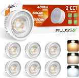 НОВИ! LED лунички за вграждане 6W, димируеми, 3 цвята, 6 бр/к-кт
