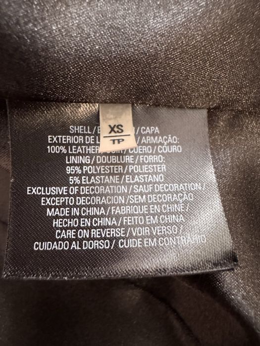 Geaca piele Elie Tahari , size S