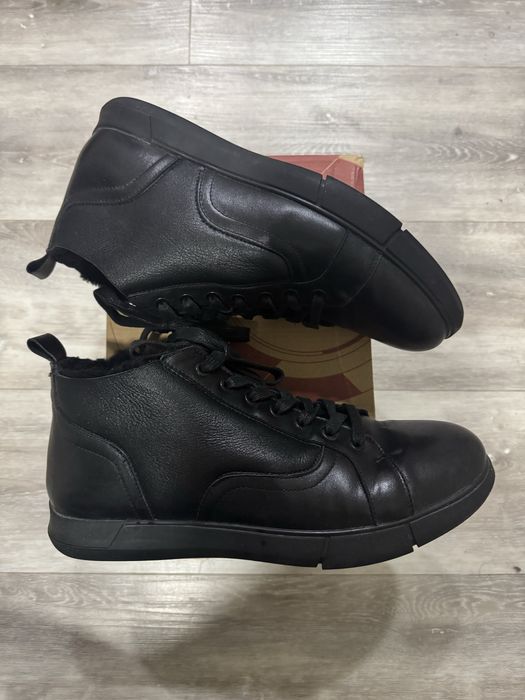 Зимние мужские ботинки 44 р-р, натуралтная кожа и мех