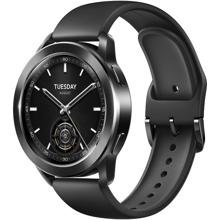 Смарт часовник Xiaomi Watch S3, черен