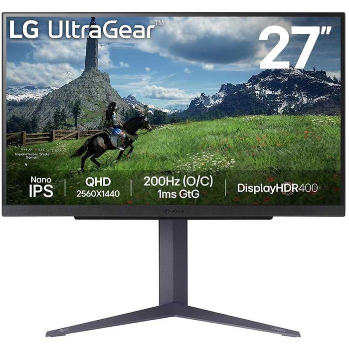 Monitor Gaming LG UltraGear 27GS85Q-B, 27", QHD, 200Hz OC