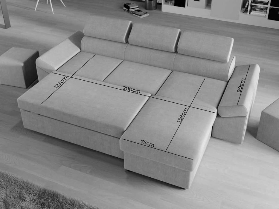 Coltar Extensibil Jamaica Gri Inchis - Transport Gratuit in 4-10 zile