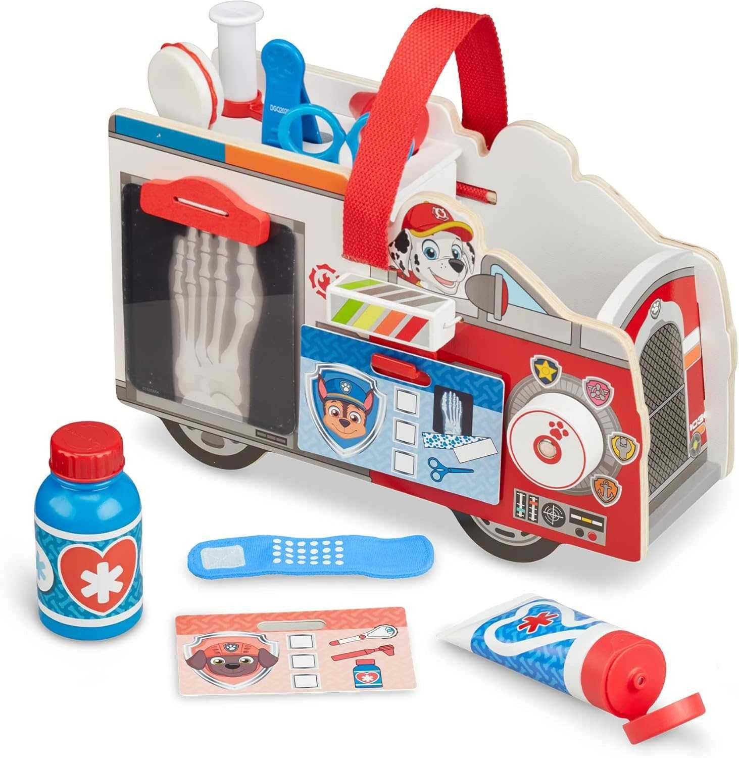 Дървен камион кола Докторски комплект Melissa and Doug Paw Patrol