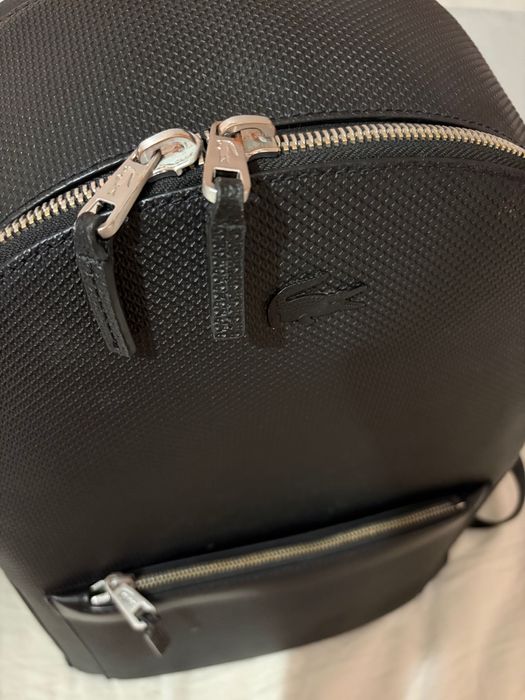 Кожена раница Lacoste