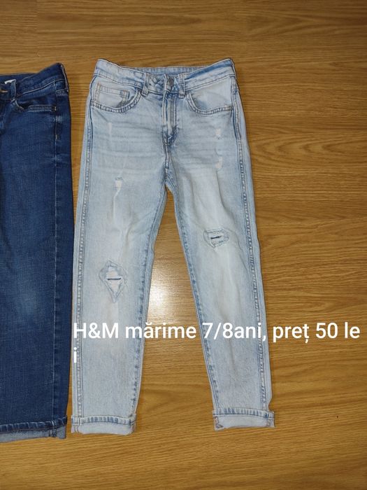 Blugi H&M mărime 7/8 ani