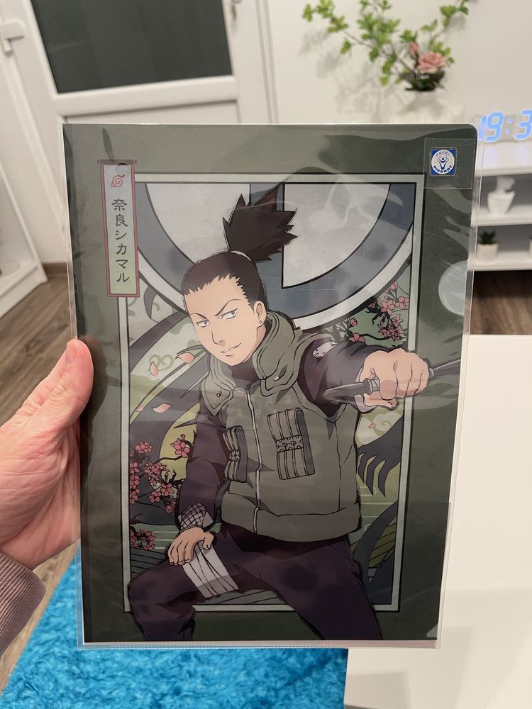 Set 2 clearfile folder A4 Rock Lee si Shikamaru by Bandai Namco