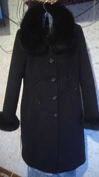Женская пальто чёрная