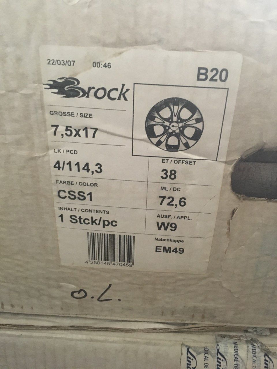 Диски Brock r17 идеальном состояние