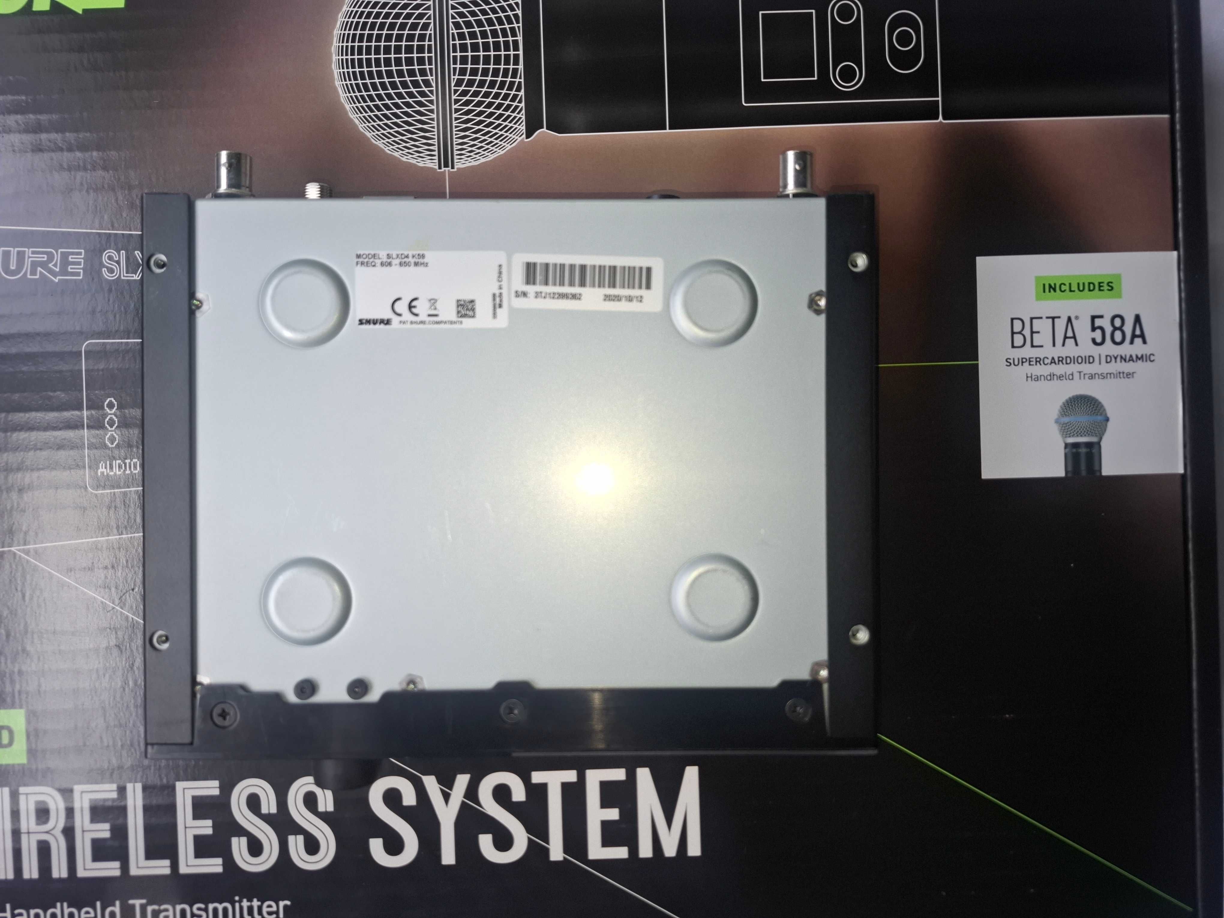 Продавам безжичен микрофон SHURE SLXD24/B58-K59