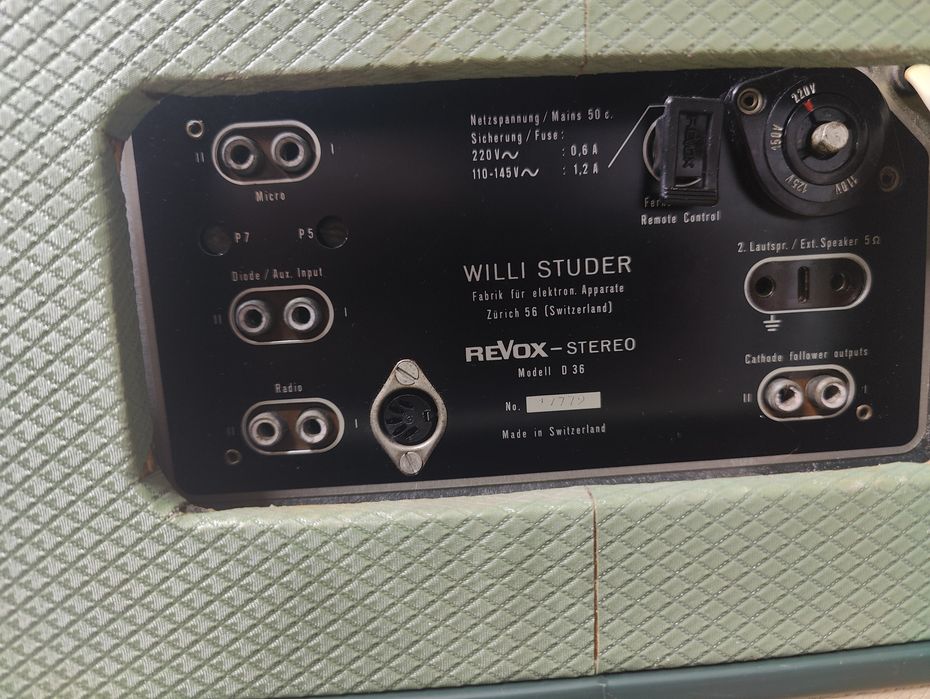 Revox D36 ,parțial defect