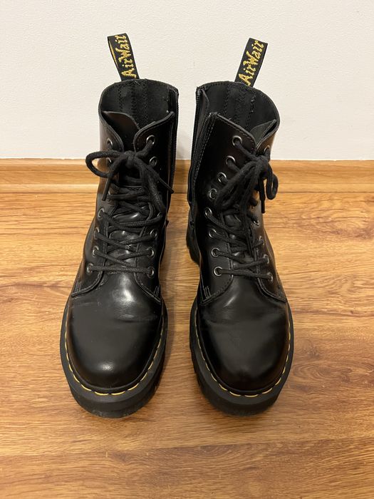 Ghete din piele Dr. Martens, cu platforma, marime 38