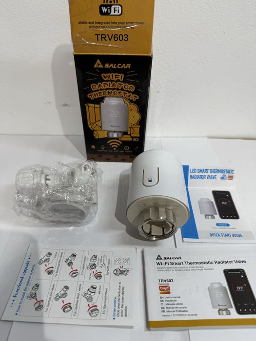 Termostat radiator calorifer încălzire Smart WiFi Alexa Google Tuya