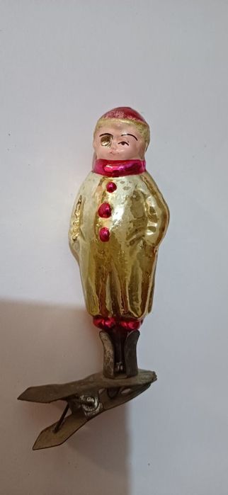 Елочные ёлочные игрушки СССР из стекла подвесная