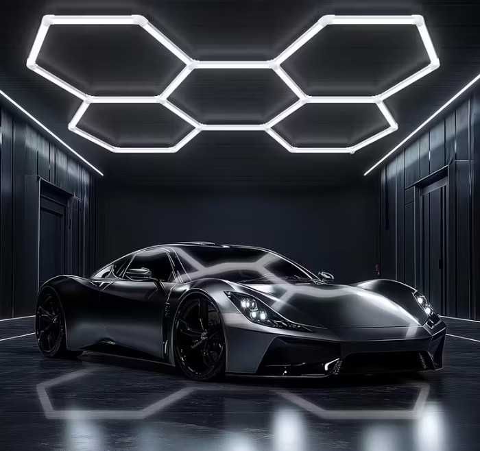 Шестоъгълна Hexagon LED система за осветление пчелни пити НОВО
