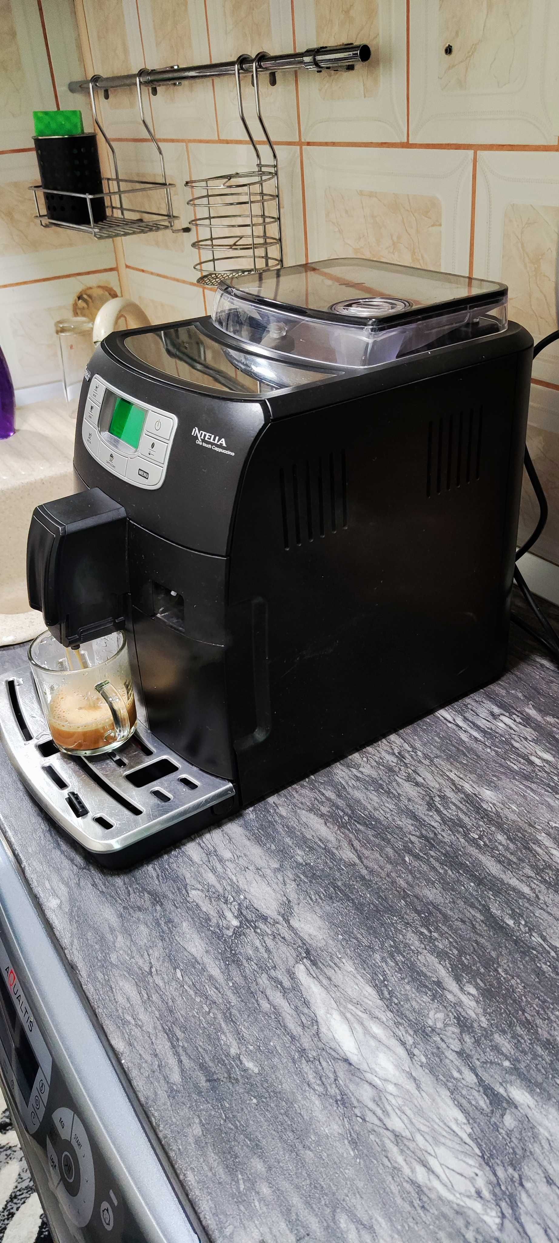 Espressor Cafea Boabe Automat Saeco Intelia HD8753 Negru