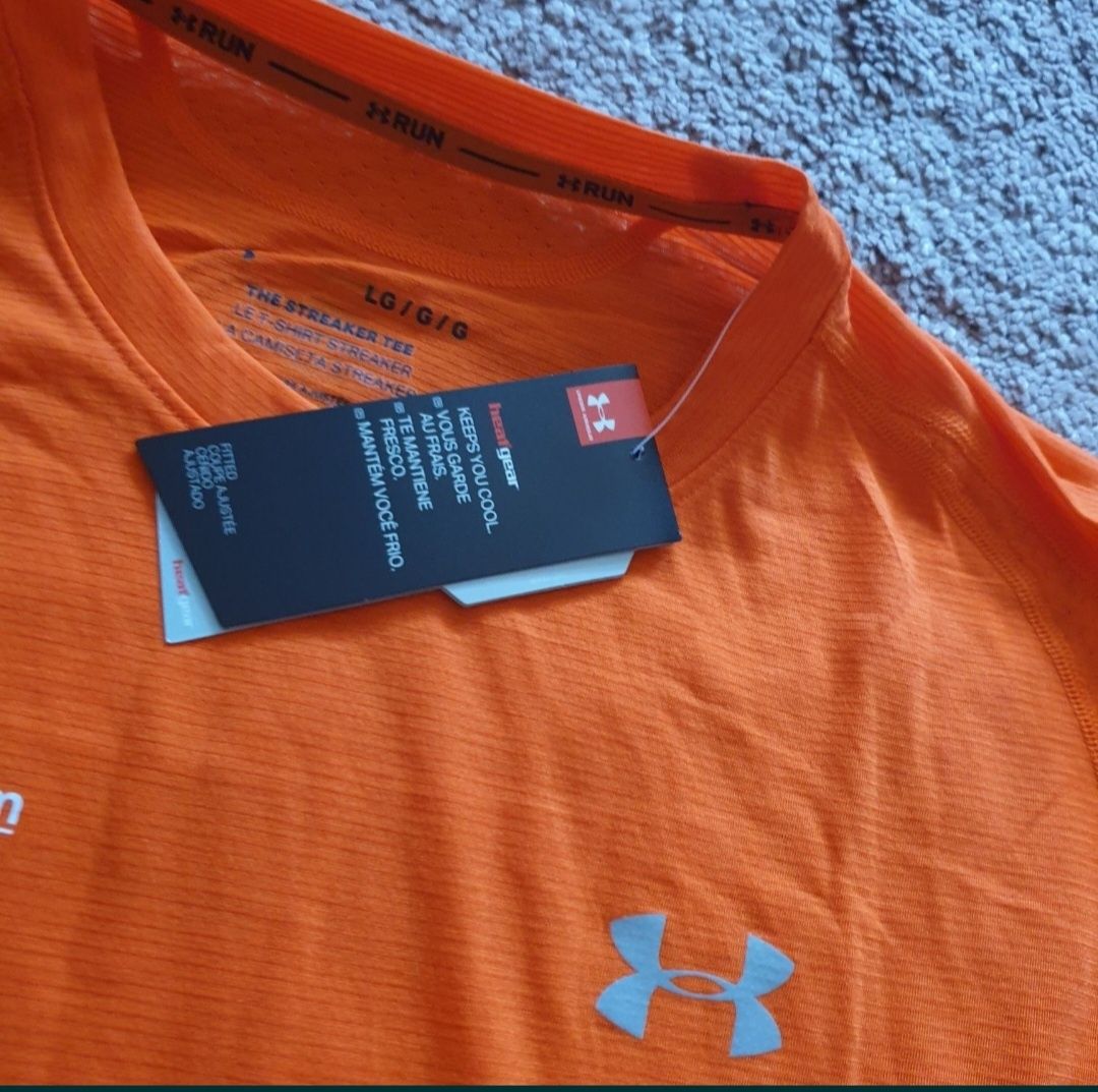 Tricou sport alergare maraton marathon eticheta 4.09.2021 under armour