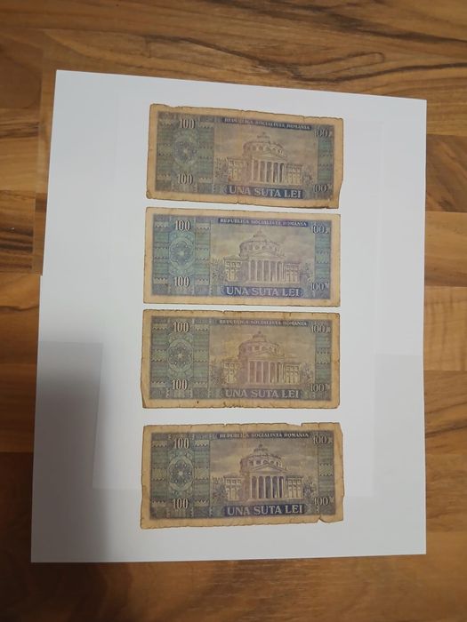 Vand bancnote Balcescu de 100 lei din 1966