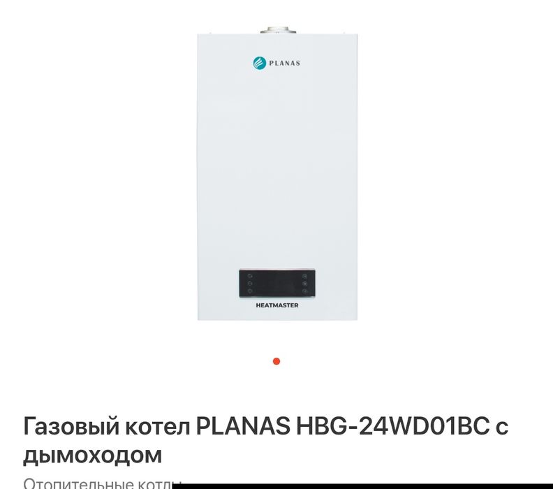 газовый котел Planas HBG-24WDO1 BC с дымоходом