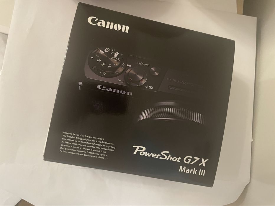 CANON G7X MARK III - чисто нов с пълен комплект