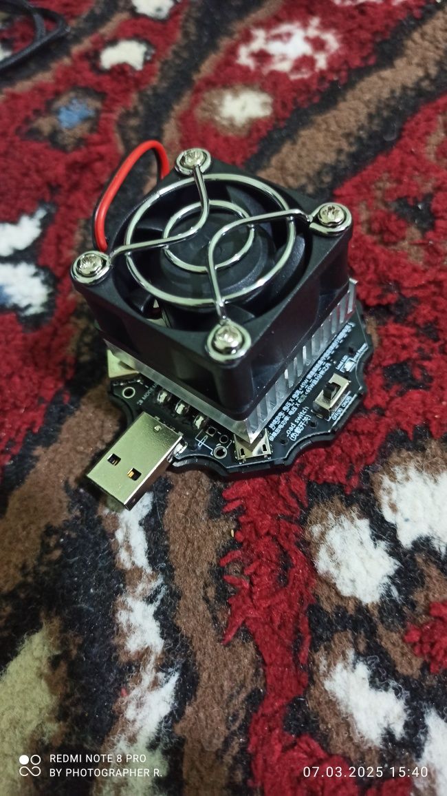 USB тестер нагрузка 65 ватт! Hidance.
