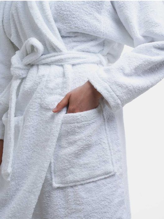 Халат банный 4в1 для женщин и мужчин 100% хлопок новый