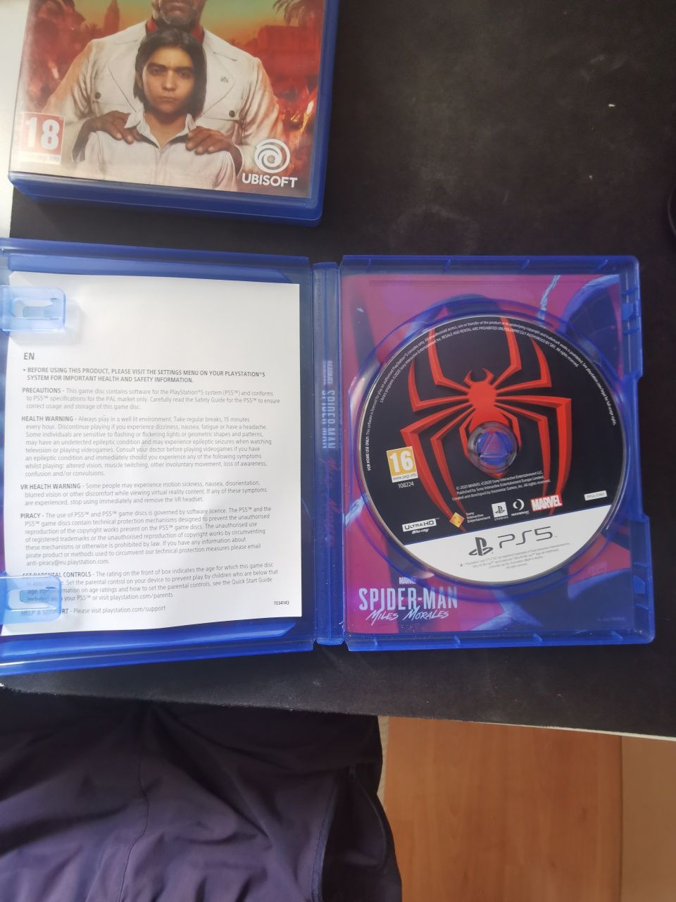 2 игри за ps5 (far cry 6 и spider man miles morales)