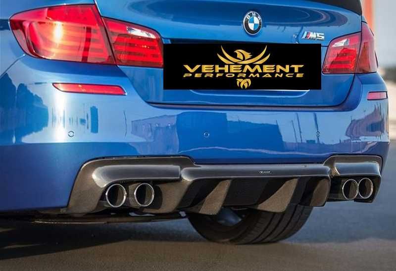 Difuzor BMW F10 Prelungire Bara Spate M cu evacuare dubla F11 M M5