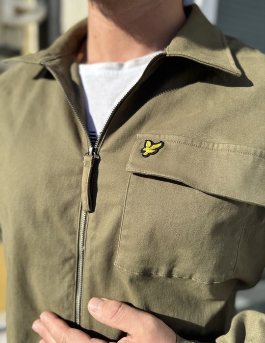 Мъжко яке-риза Lyle & Scott Cotton Twill Overshirt
