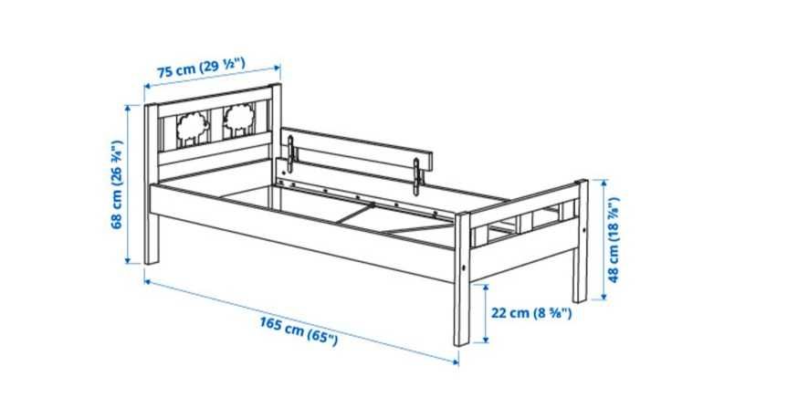Продавам детско легло Kriter /Критер/ 165х75см