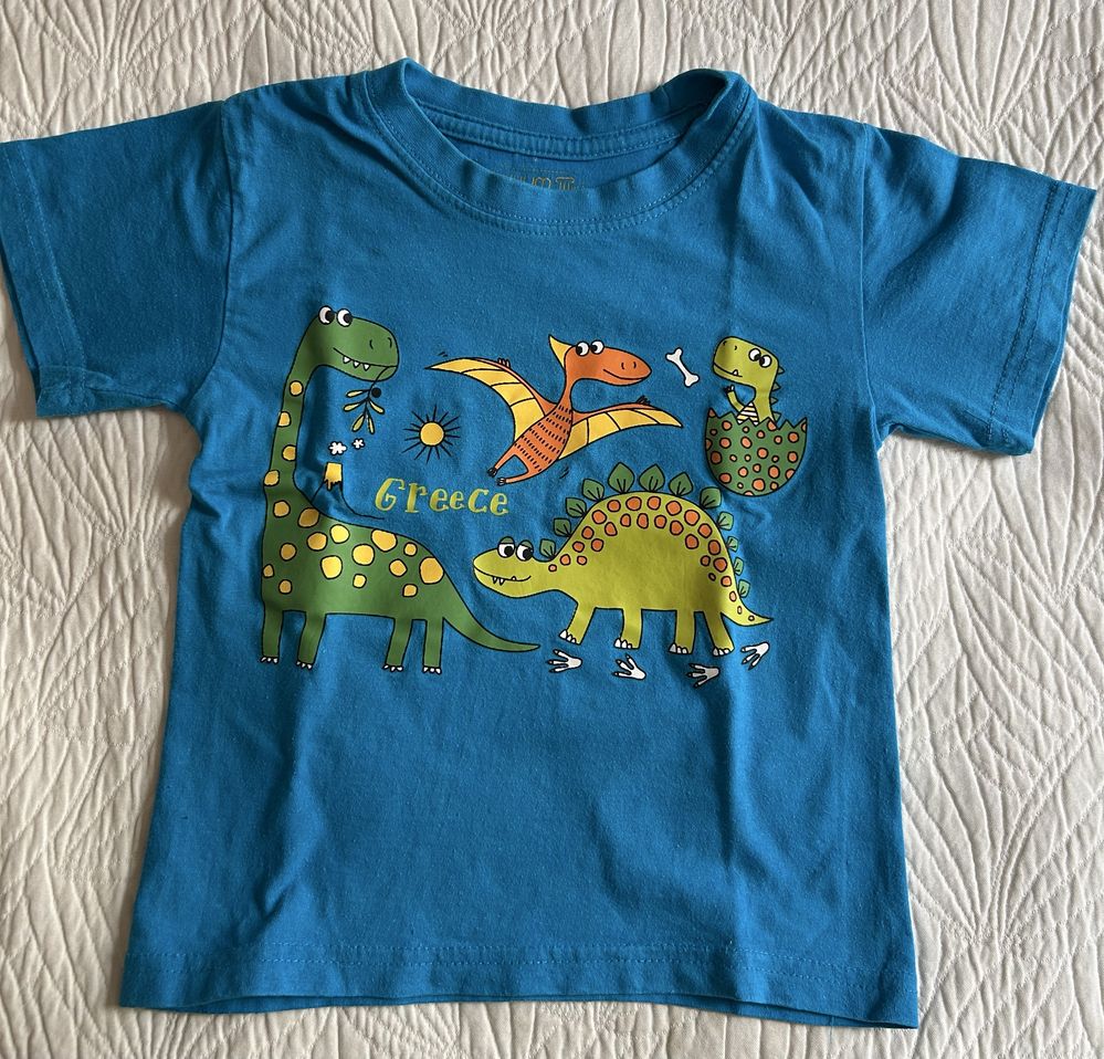 Детски тениски Spiderman, динозаври, пиратски кораб 98-104 см.