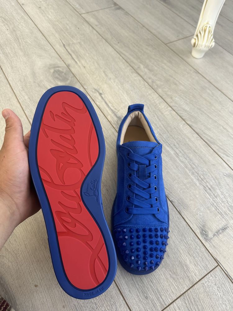 Louboutin Low Albastrii