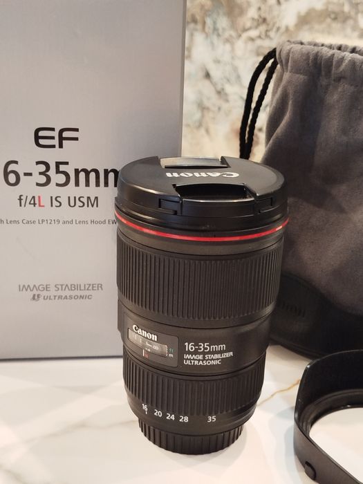 Продавам Обектив Canon EF 16-35mm f4 L IS USM