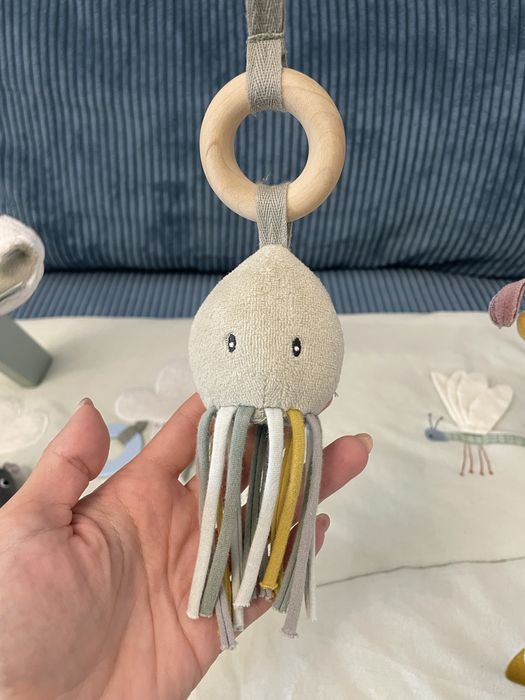 Дървена активна гимнастика и меко килимче Little Dutch