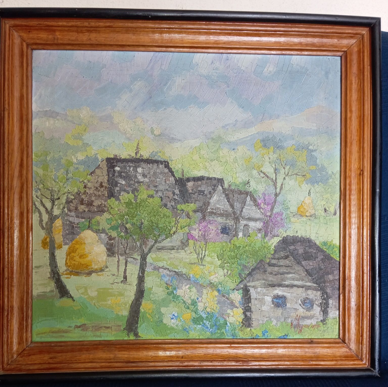 Vând tablou pictat de Lucreția Megyessi (Școală de pictură băimăreană)