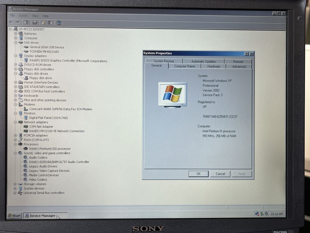 Laptop de colectie - Sony Vaio