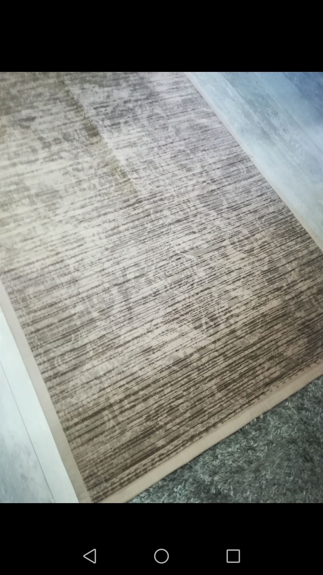 Памучен килим с две лица- 197/133см