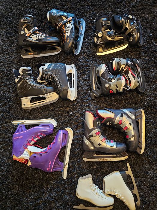 Patine gheata reglabile hockey diferite marimi de la 30 la 46