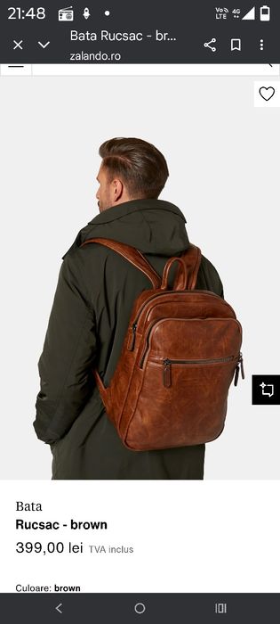 Rucsac albastru Bata