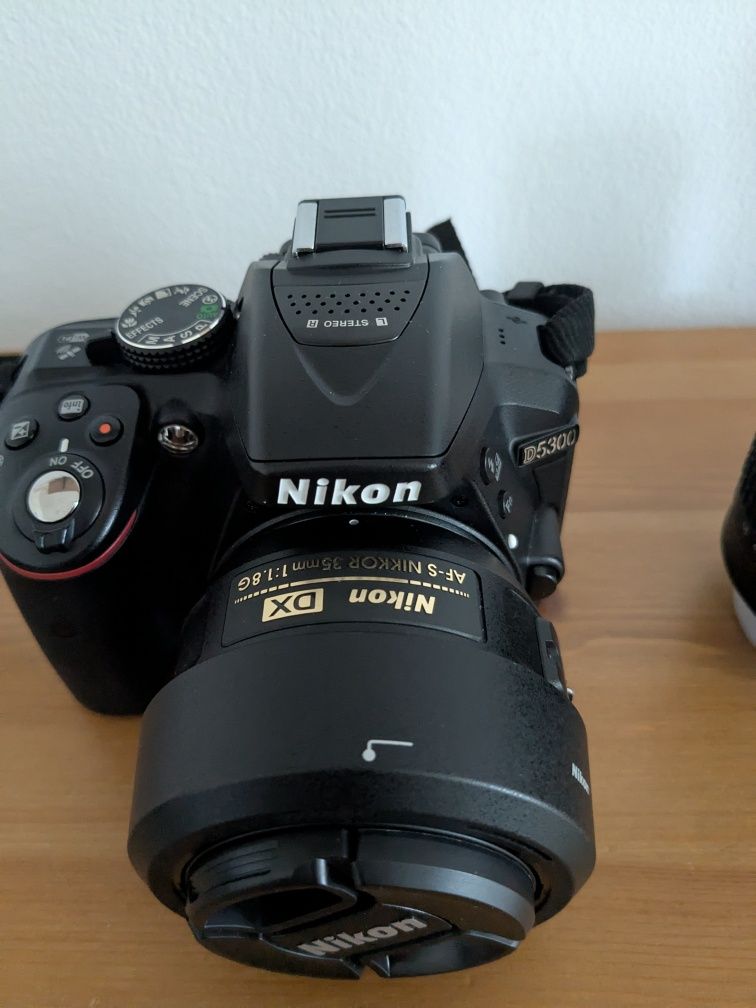Aparat foto dslr NIKON D5300 + 3 obiective