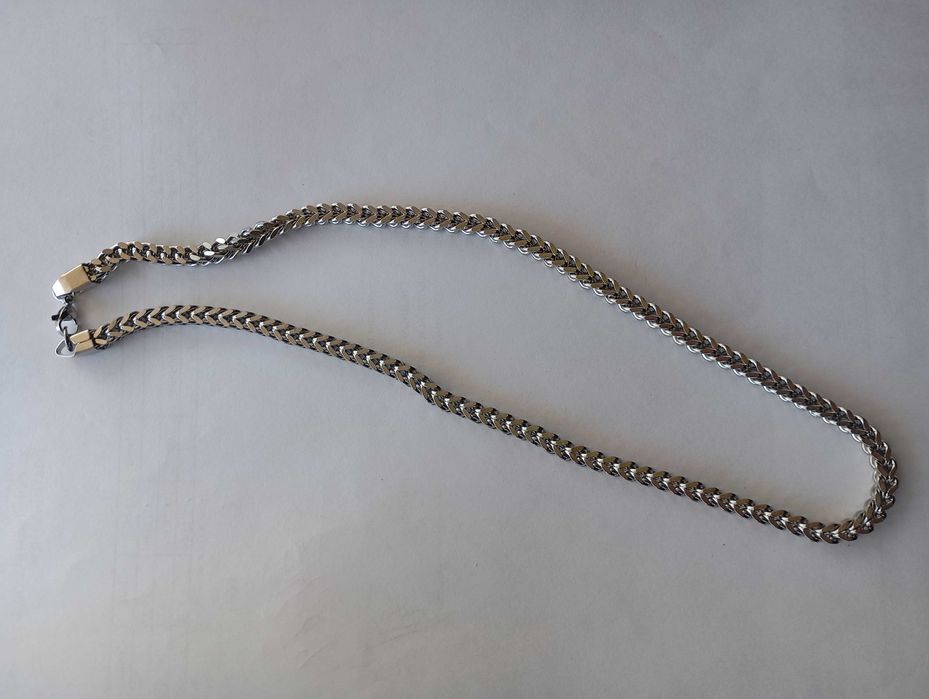 Мъжка верижка. Ланец. Медицинска стомана. Нов.