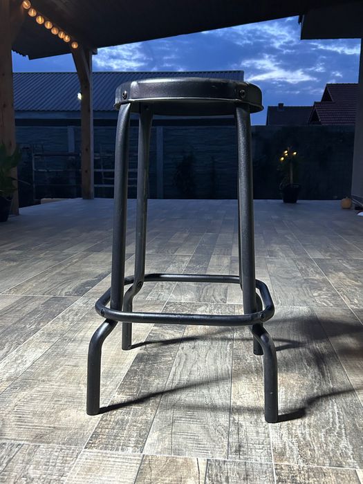 Set 6 scaune de bar IKEA RÅSKOG - culoare negru/antracit