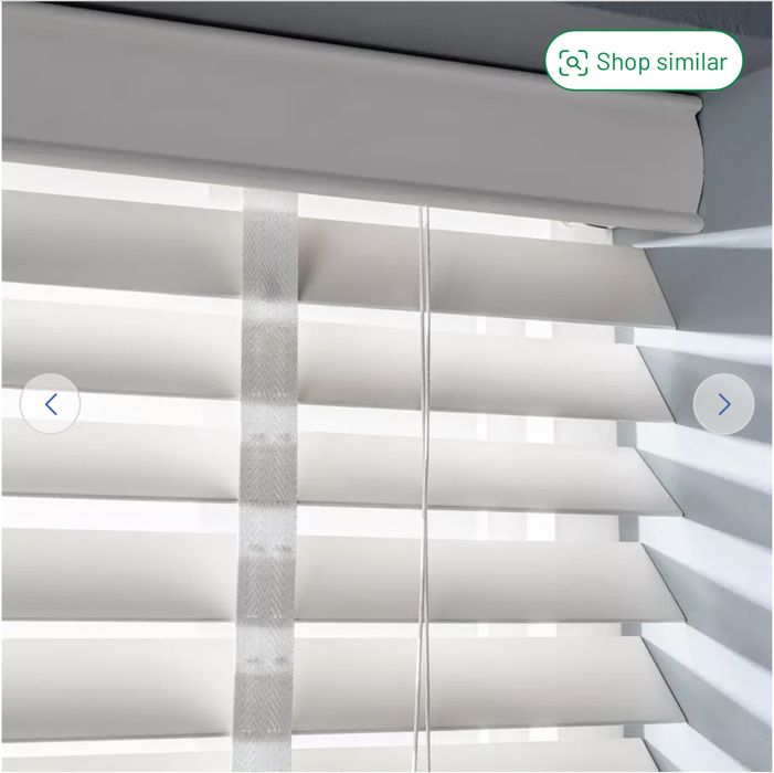 Jaluzea  venețiena din lemn, culoarea alb Habitat - 120 cm