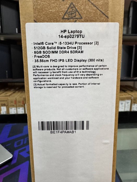 Hp laptop core i5 1334u