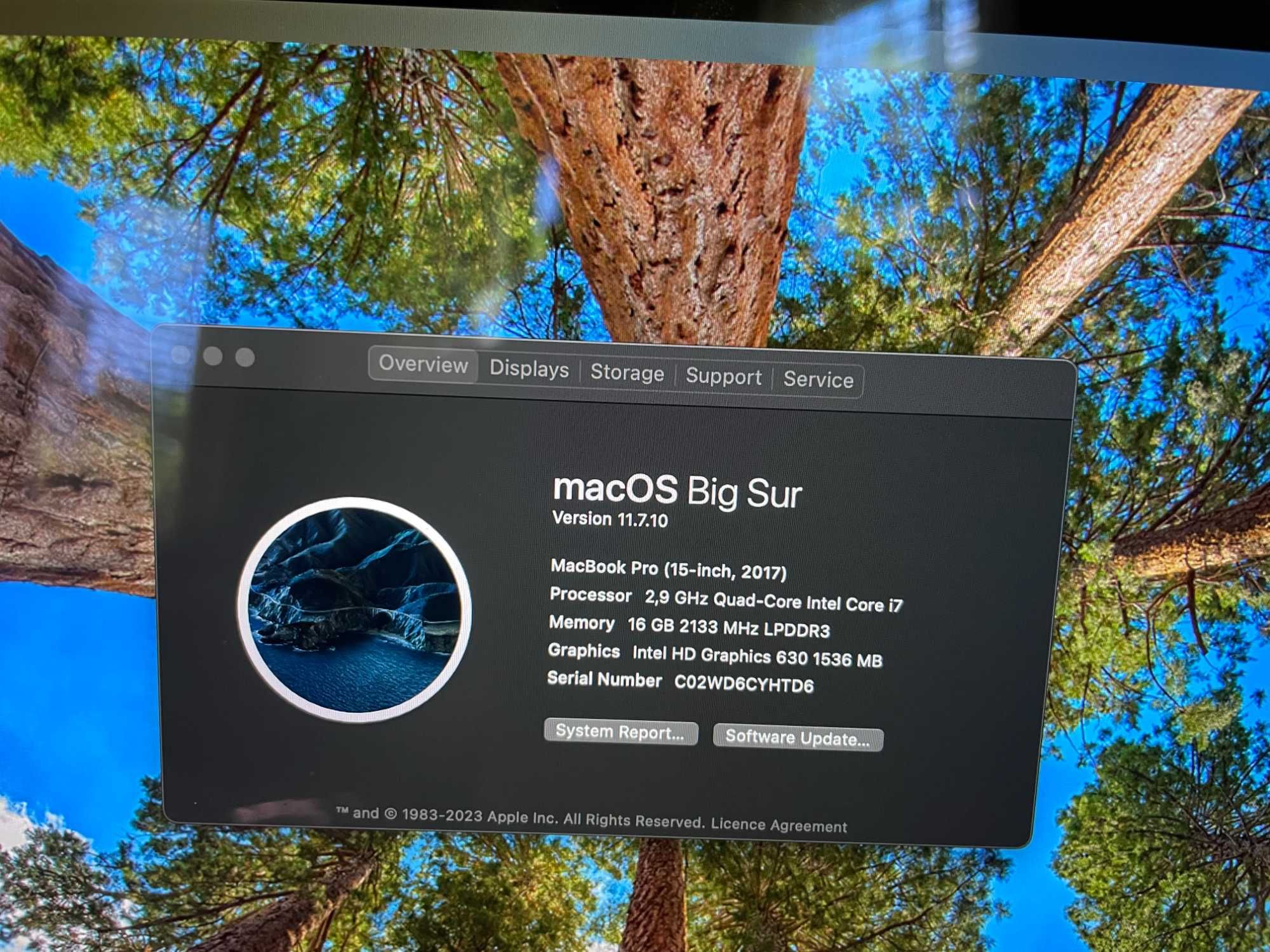 MacBook Pro A1707/Mid-2017/Space Grey-16GB RAM/512SSD/AMD Prо
