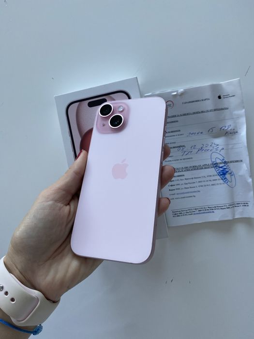 Iphone 15+Apple watch 9 Pink