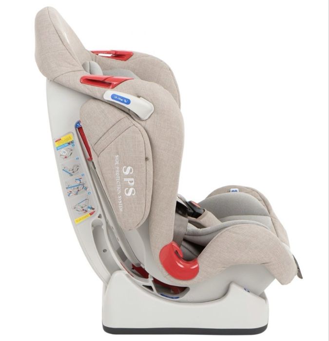 Столче за кола KikkaBoo - O`Right, 0-25 kg, Бежово